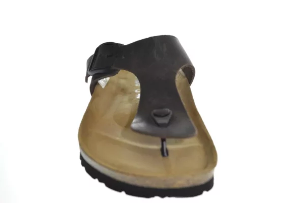 Rohde Rohde - 5928 72 Leren Heren Slippers Teenslippers Voorgevormd Voetbed Bruin