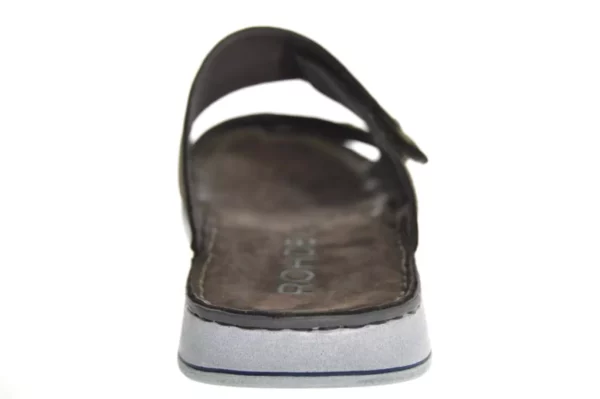 Rohde Rohde - 5984 61 Leren Heren Slippers Slides Voorgevormd Voetbed Groen