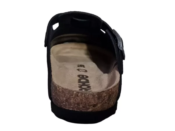Rohde Rohde Zwarte Dames Pantoffel Open Pantoffel