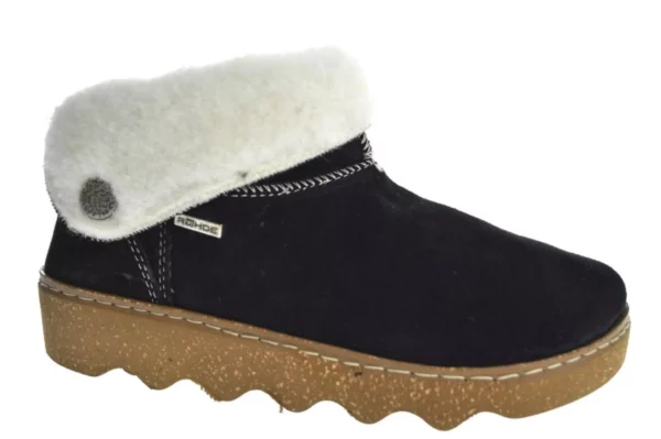 Rohde Rohde Zwarte Dames Pantoffels Dicht