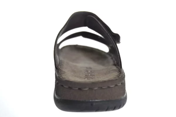 Rohde Rohde - 6240 72 Leren Heren Slippers Slides Voorgevormd Voetbed Bruin