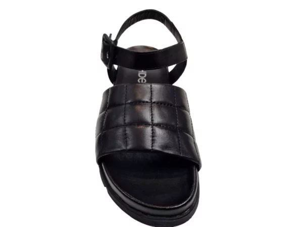 Rohde Rohde 6306 90 Zwarte Dames Sandalen Met Gespsluiting