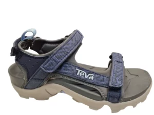 Teva Teva Tanza K griffith total eclipse Jongens Sandalen Met Klittenbandsluiting Waterbestendig Grijs/Blauw