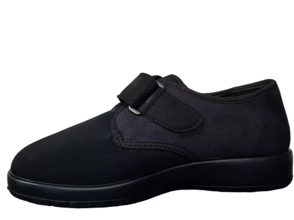 VAROMED VAROMED - 60810 60 Dames en Heren Verbandpantoffel Stretchpantoffel Klittenbandsluiting Zwart