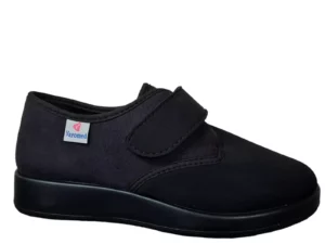 VAROMED VAROMED - 60810 60 Dames en Heren Verbandpantoffel Stretchpantoffel Klittenbandsluiting Zwart