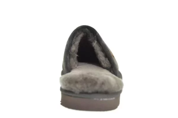 Warmbat Warmbat - Classic Grijze Open Heren Pantoffels