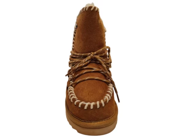 Warmbat Warmbat Waturra Women Suede Lace Cognac Dames Pantoffels
