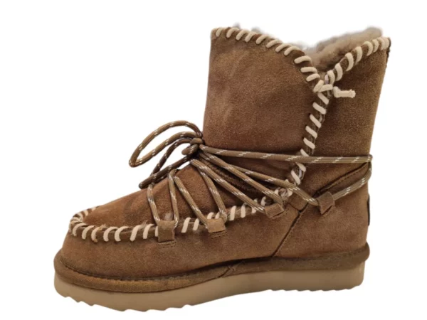 Warmbat Warmbat Waturra Women Suede Lace Mud Dames Pantoffels Bruin