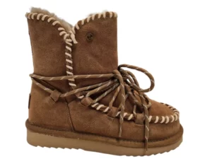 Warmbat Warmbat Waturra Women Suede Lace Mud Dames Pantoffels Bruin