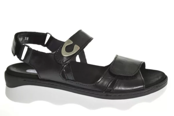 Wolky Wolky Zwarte Dames Sandalen