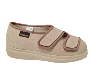 Fischer Fischer Verbandpantoffels Dames Beige