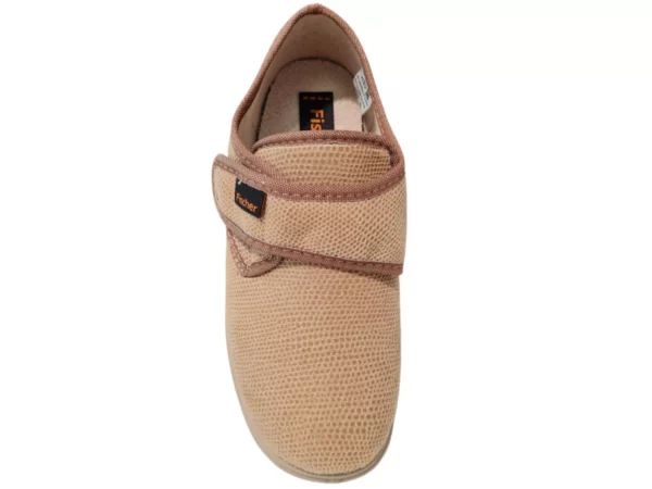 Fischer Fischer Beige Dames Verbandpantoffel