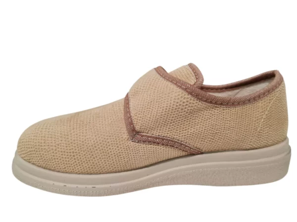 Fischer Fischer Beige Dames Verbandpantoffel
