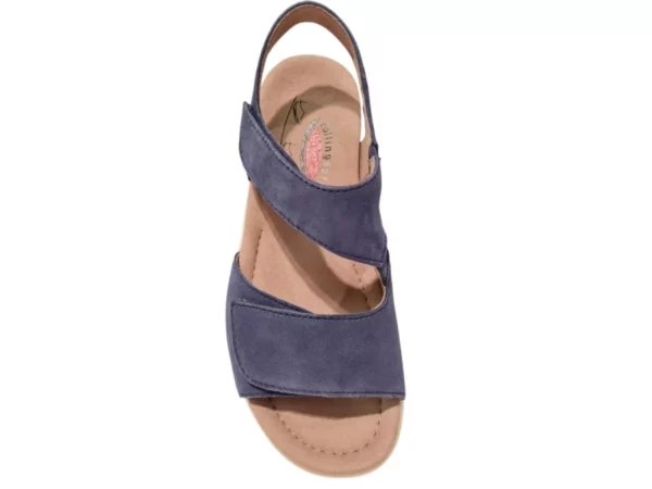 Gabor Gabor Rolling Soft Blauwe Dames Sandalen