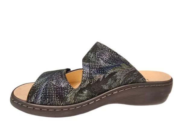 Longo Longo Blauwe Dames Slippers Slides