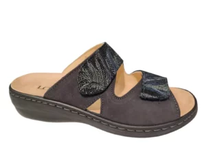 Longo Longo Blauwe Dames Slippers Slides