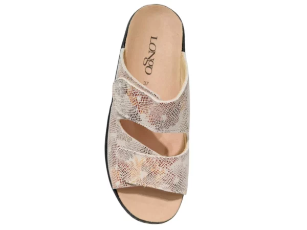 Longo Longo Dames Slippers Beige