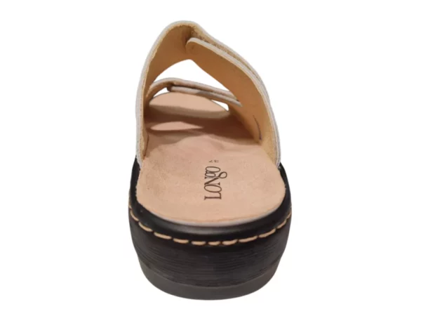 Longo Longo Dames Slippers Beige