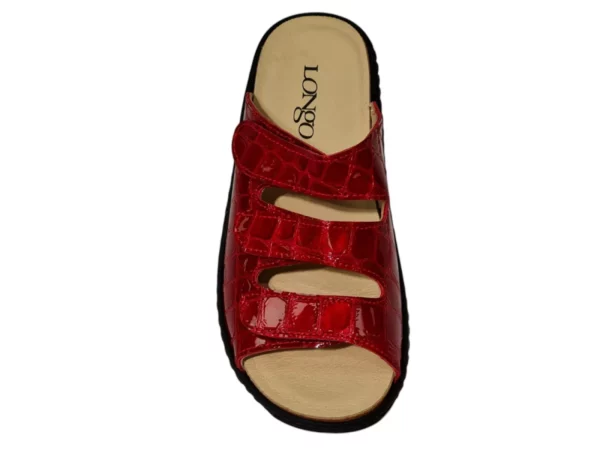 Longo Longo Rode Dames Slippers