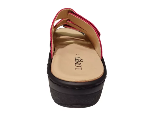 Longo Longo Rode Dames Slippers