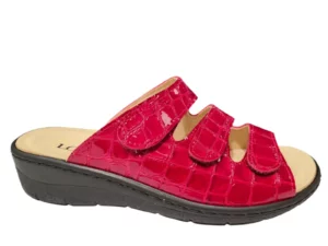 Longo Longo Rode Dames Slippers