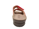 Rohde Rohde - 1940 43 Rode Dames Slippers Met Klittenband Sluiting