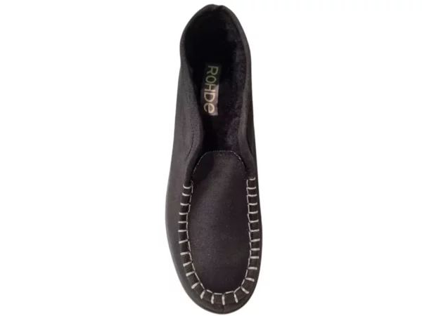 Rohde Rohde - 2236 90 Zwarte Dames Pantoffels Dichte Pantoffels