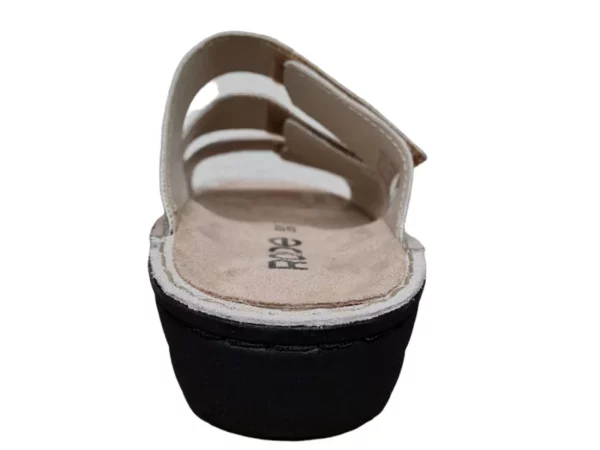 Rohde Rohde Grijze Dames Slippers Open Hiel