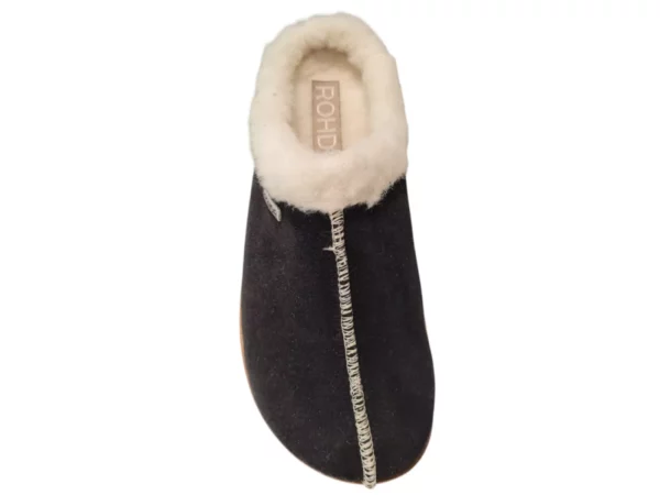 Rohde Rohde Zwarte Open Dames Pantoffels