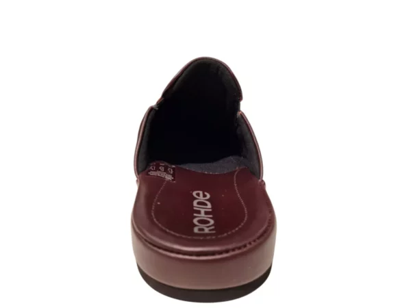 Rohde Rohde - 6607 48 Bruine Leren Heren Pantoffels Instap Pantoffels