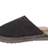 Warmbat Warmbat - Classic Zwarte Open Heren Pantoffels