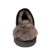 Warmbat Warmbat - Classic Zwarte Open Heren Pantoffels