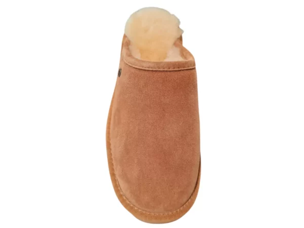 Warmbat Warmbat - Classic Bruine Open Heren Pantoffels