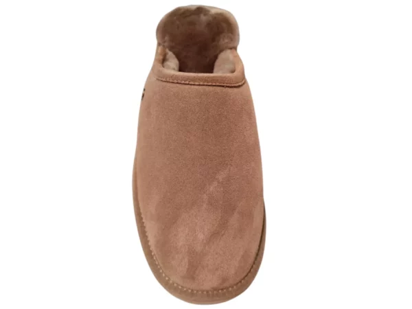 Warmbat Warmbat - Classic Bruine Open Heren Pantoffels