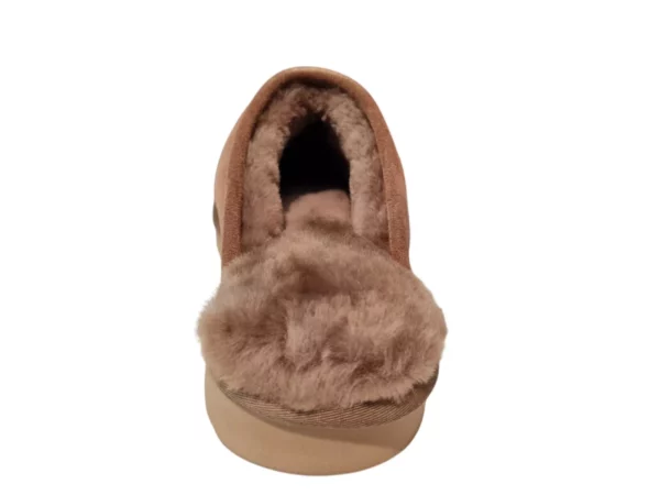 Warmbat Warmbat - Classic Bruine Open Heren Pantoffels