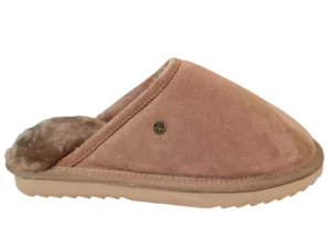 Warmbat Warmbat - Classic Bruine Open Heren Pantoffels