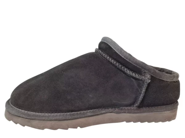 Warmbat Warmbat - Conner Zwarte Dichte Heren Pantoffels