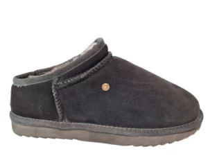 Warmbat Warmbat - Conner Zwarte Dichte Heren Pantoffels