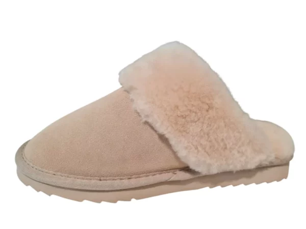 Warmbat Warmbat - Flurry Witte Open Dames Pantoffels
