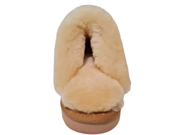 Warmbat Warmbat - Flurry Bruine Open Dames Pantoffels