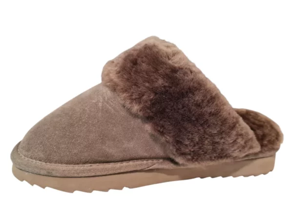 Warmbat Warmbat Flurry Beige Open Dames Pantoffels