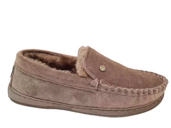 Warmbat Warmbat - Grizzly Men Suede Pebble