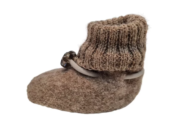 Bergstein Bergstein BN Cozy Baby Beige 05 Unisex sloffen