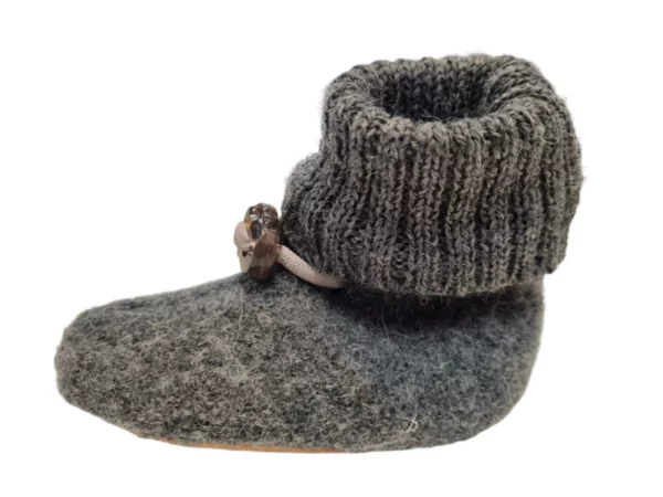 Bergstein Bergstein BN Cozy Baby Grey 03 Unisex Sloffen