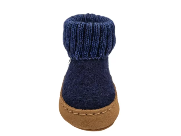 Bergstein Bergstein BN Cozy Lux Dark Blue 21 Kinder Sloffen