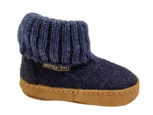 Bergstein Bergstein BN Cozy Lux Dark Blue 21 Kinder Sloffen
