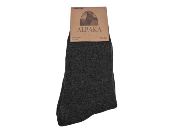 Figuretta Heren Alpaca Wollen Sokken DGrijs Blauw Bruin