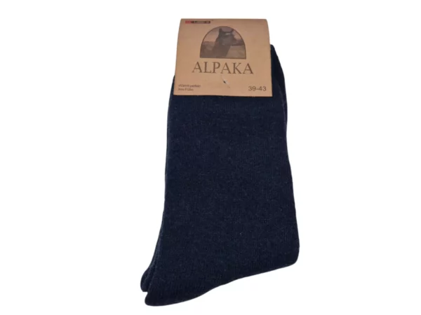 Figuretta Heren Alpaca Wollen Sokken DGrijs Blauw Bruin