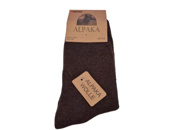 Figuretta Heren Alpaca Wollen Sokken DGrijs Blauw Bruin
