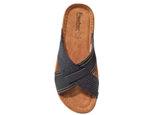 Fischer Fischer Zwarte Heren Slippers
